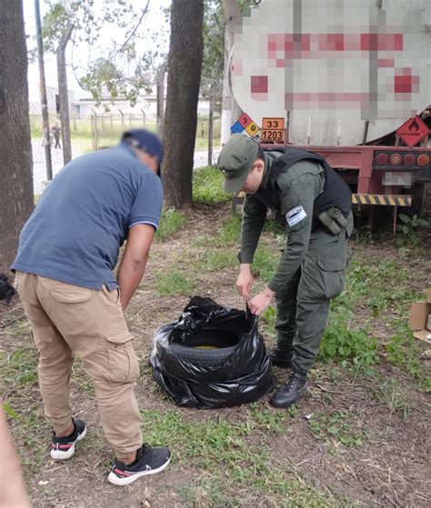 Secuestran marihuana hojas de coca y neumáticos ilegales LosPrimerosTv