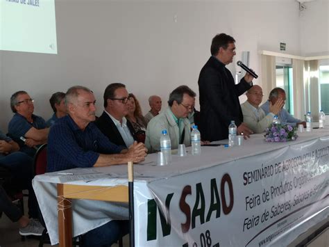 Iv Semin Rio De Agroecologia E Agricultura Org Nica Come A Em Jales