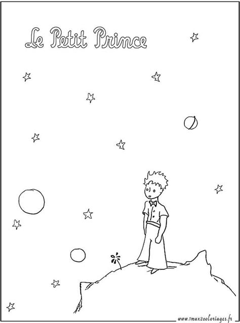 Coloriages Du Petit Prince De Saint Exupery Le Petit Prince Sur La