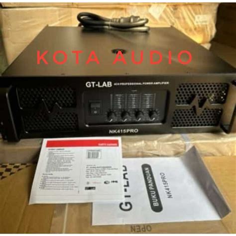 Jual POWER AMPLIFIER RDW GT LAB NK 415 PRO NK415PRO GT LAB NK 415PRO