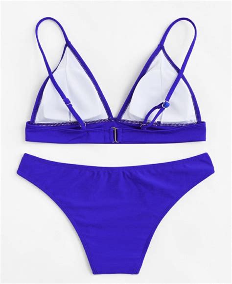 Bikini de triángulo con escote en V Cava