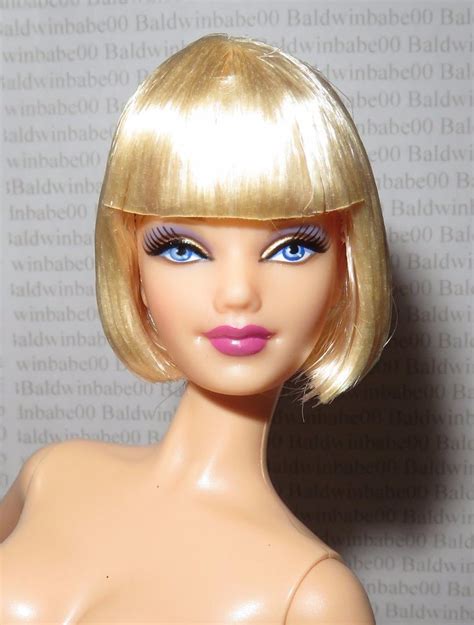 Nude Barbie Blonde Blue Eyes Basics Diva Midge Model Muse Doll For Ooak