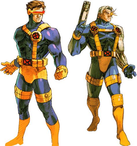 Cyclops And Cable Marvel Vs Capcom 01 By Zyule On Deviantart