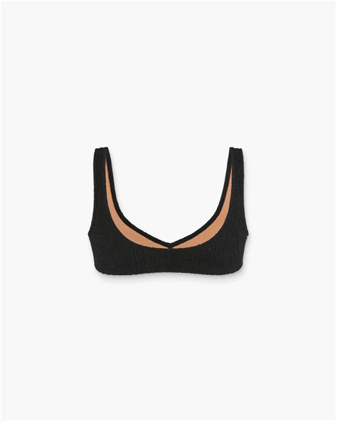 Nero Roccia Bikini Top Oas