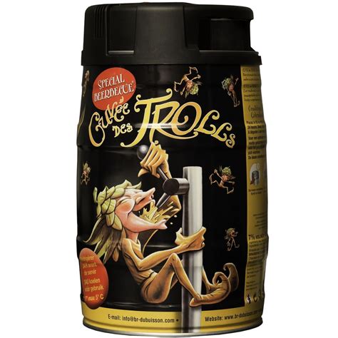 Cuvee Des Trolls Bi Re Blonde Mini F T Pression L Pas Cher Auchan Fr