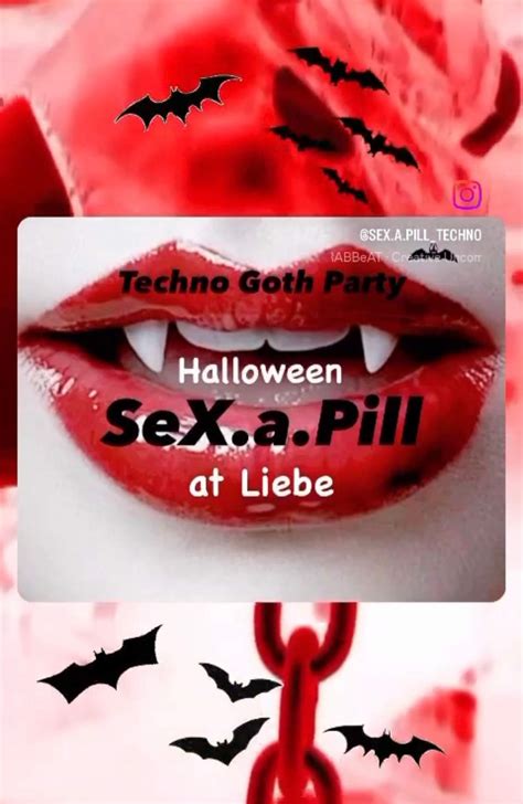 Sex A Pill Techno Goth Halloween At Liebe At Le Liebe Paris