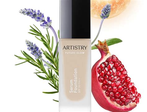 Artistry Future Glow Serum Foundation Go Vibrant Waterproof Brow