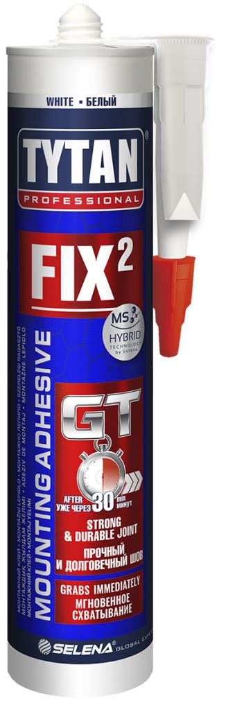 TITAN PROFESSIONAL FIX2 GT Rychlé a odolné montážní lepidlo 290 ml ...