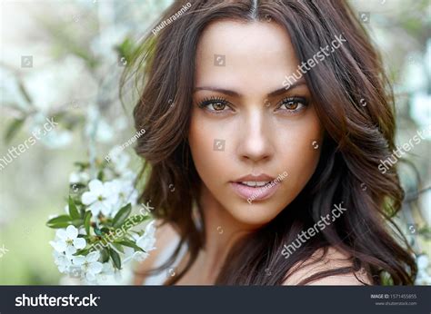 Amazing Beautiful Brunette Woman Perfect Skin Stock Photo Shutterstock