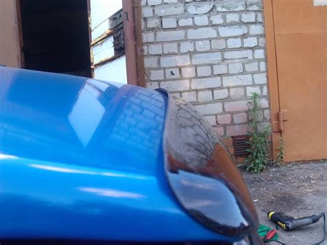 Мухобойка возвращение на свое место — Lada Ока 11113, 0,7 л, 2003 года ...