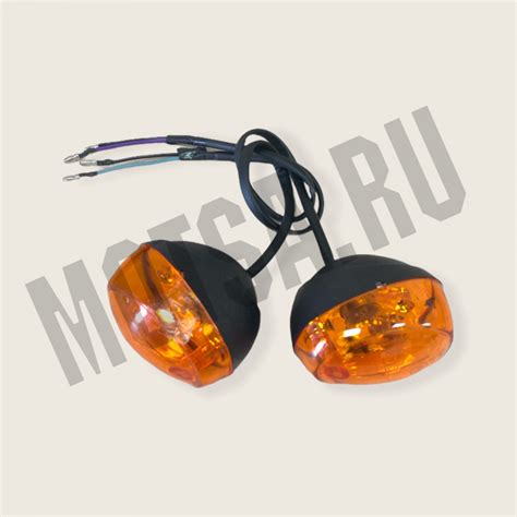 Боковой фонарь передний с оранжевым стеклом Racer Lupus (Рейсер Лупус ...