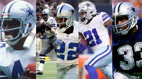 Top 5 Dallas Cowboys Running Backs Youtube