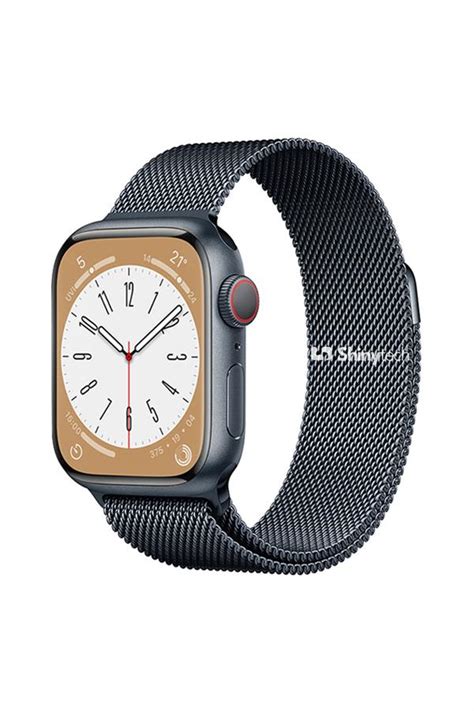 Gece Mavisi Apple Watch Uyumlu Milano Loop Çelik Hasır Kordon Modelleri