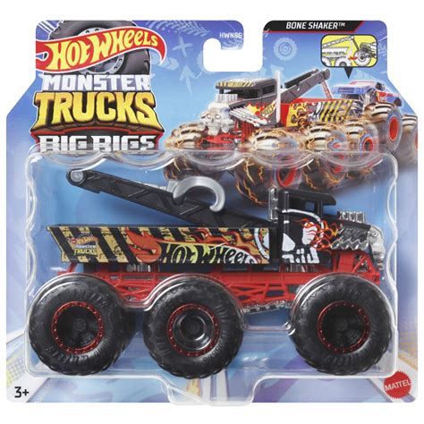 Masinuta Metalica Hot Wheels Monster Truck Big Rigs Bone Shaker Cu Roti Emag Ro