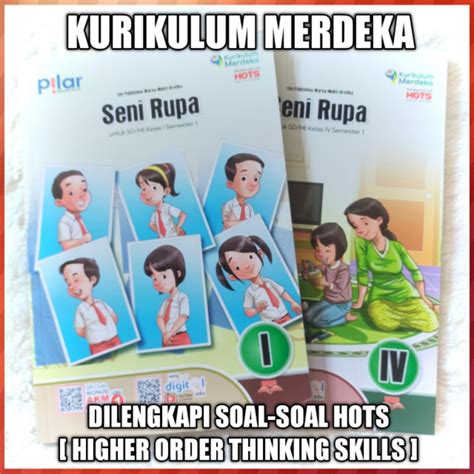 Jual Seni Rupa Kelas 1 And 4 Sdmi Semester 1 Kurikulum Merdeka Pt