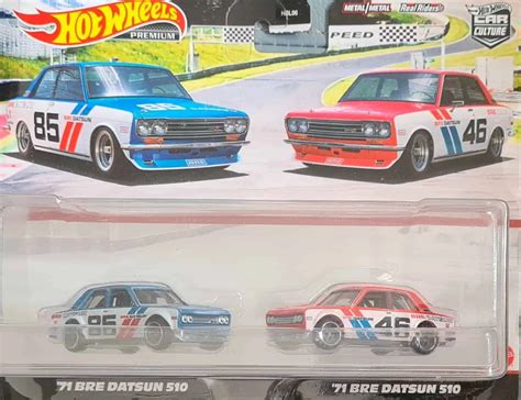 Embalagem Danificada Hot Wheels Car Culture BRE Datsun