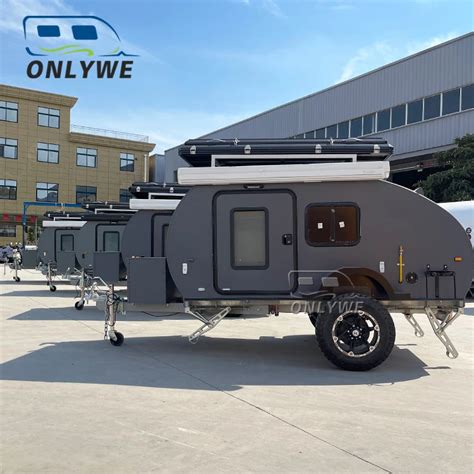 Onlywe New Design Wholesale Lightweight Small Tear Drop Camper Trailer