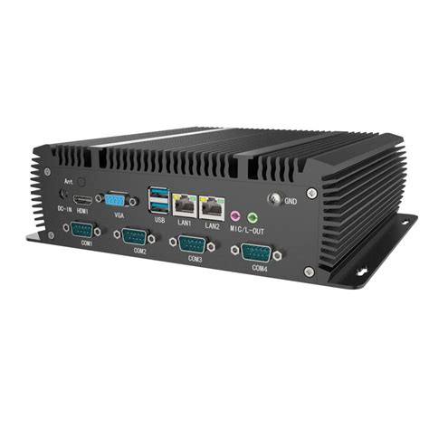 Lan Fanless Industrial Mini Box Pc For Iiot With I U