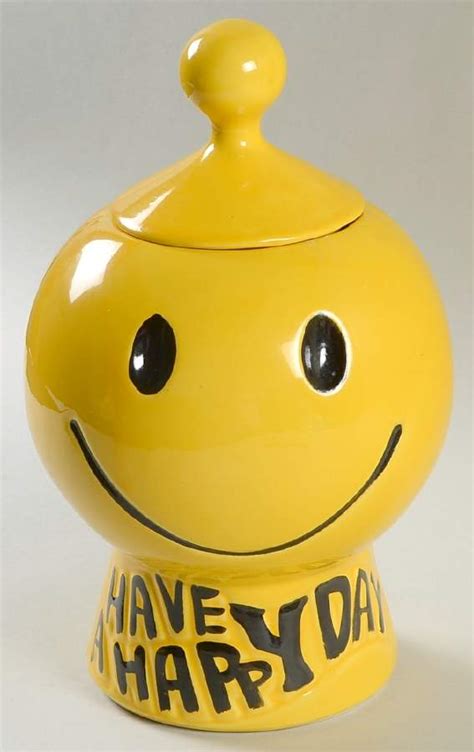 Have A Happy Day Cookie Jar And Lid By Mccoy Nelson Replacements Ltd