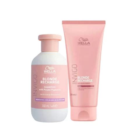 Wella Invigo Blonde Recharge Cool Blonde Shampoo Conditioner Modacapelli Shop