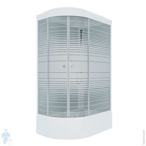 Душевая кабина Triton Коралл В (120х80) правая, узор полосы, средний ...