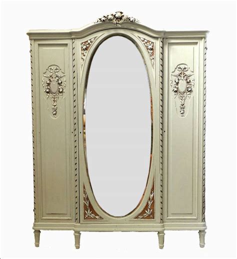 Antique French Armoire Painted C19 Louis Xvi Antiquescouk