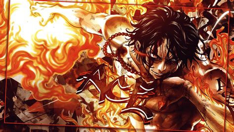 Portgas D. Ace Fiery HD Wallpaper