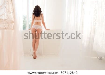 Sexy Nude Woman Looking Window Back Stock Photo Shutterstock
