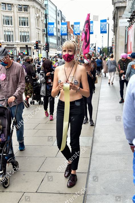 Naked Activist Holding Flag During Redress Editorial Stock Photo Stock Image Shutterstock