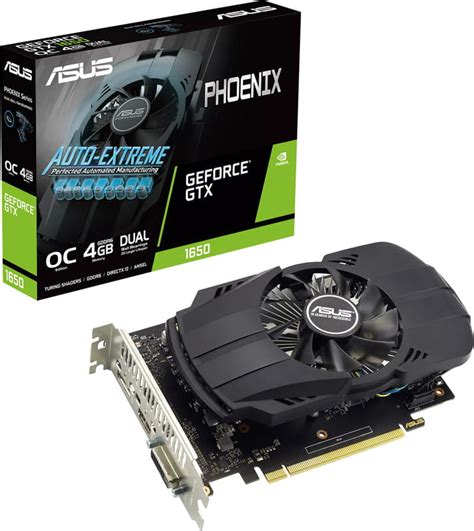 Видеокарта GF GTX 1650 4GB GDDR6 Phoenix Evo OC Asus (PH-GTX1650-O4GD6 ...