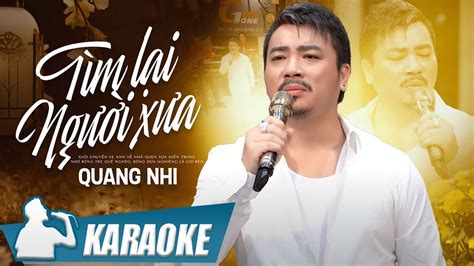 Karaoke T M L I Ng I X A Quang Nhi Karaoke Beat Ch T L Ng Cao