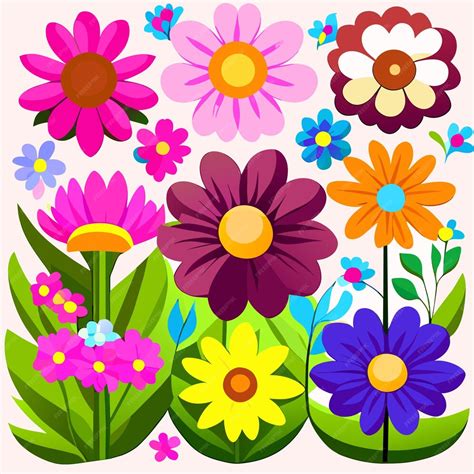 Desenho De Flor Colorida - 9