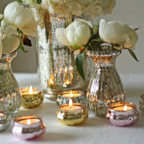 Mini Mercury Gold Floating Tea Light Holders The Wedding Of My Dreams