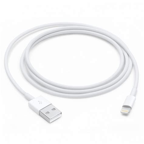 Apple Cable De Carga Lightning Macho Usb A Macho Metro Blanco