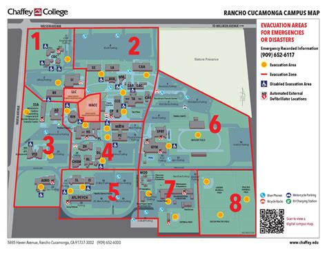 Emergency Evacuation Route | Maps | Chaffey College