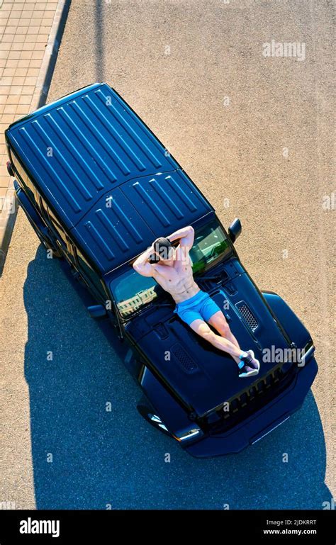 Man Resting On Roof Hi Res Stock Photography And Images Alamy