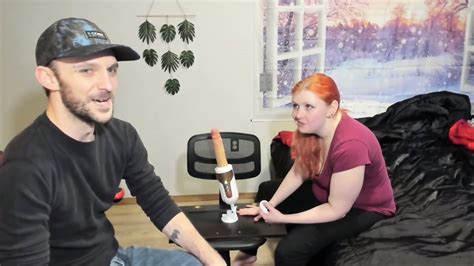 Animour Sex Machine Thrusting Dildo Unboxing And Masturbation Sophia Sterling