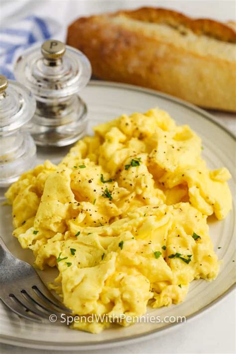 Deliciously Creamy And Fluffy Scrambled Eggs Make The Perfect Breakfast Whip Up A Batch Of The