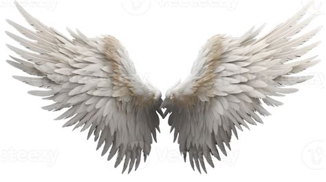 Realistic Style Angel S Wings No Background Perfect For Photograph