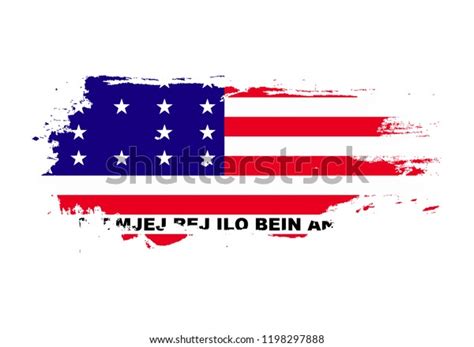 Grunge Brush Stroke Bikini Atoll National Stock Vector Royalty Free 1198297888 Shutterstock