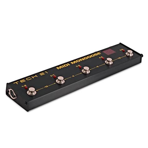 Tech 21 Midi Mongoose Midi Foot Controller at Gear4music