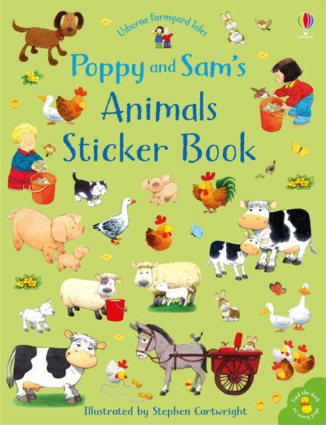 Usborne Poppy And Sam Animal Sticker Book - The Toy Shop