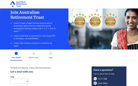 Australian Retirement Trust Th Annual Australian Web Awards