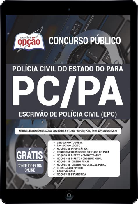 Apostila Pc Pa Pdf Escriv O De Pol Cia Civil Epc Casa Dos Ebooks