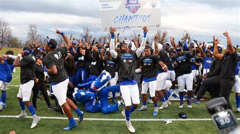 Fayetteville State Claims Ciaa Football Championship With Win