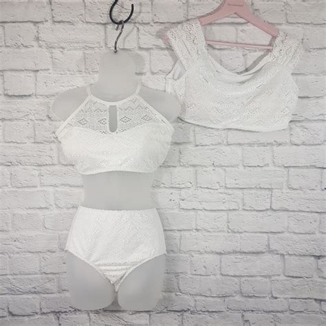 No Boundaries Swim No Boundaries Nwt Lace 3 Piece Swimsuit Bikini