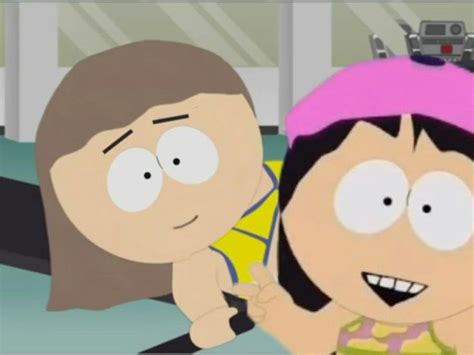 Венди и ХАЙДИ HOT Иллюстрации карт Южный парк Иллюстрации