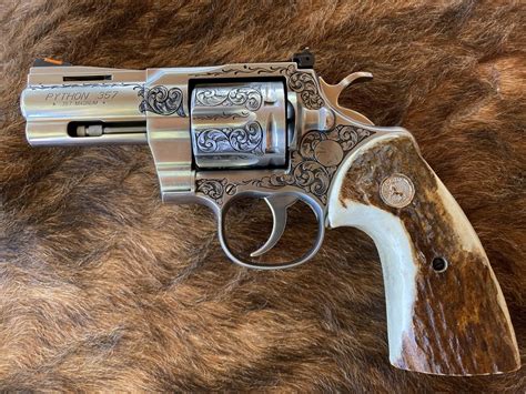 Lipsey S Exclusive Engraved Colt Python Functional Art In Firearms