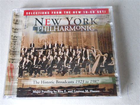 The New York Philharmonic Orchestra - The Historic Broadcasts 1923 To ...