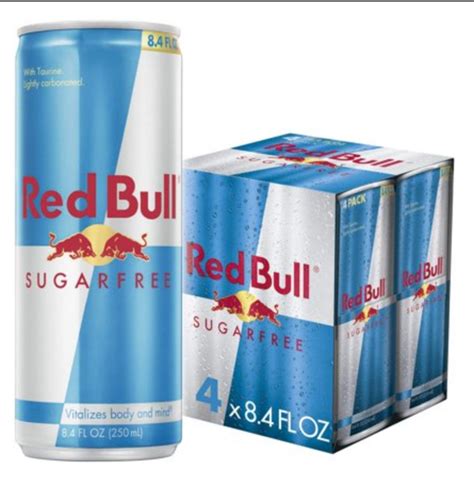 Red Bull - Sugarfree 8.3 ounce 4-pack - Barking Dawg
